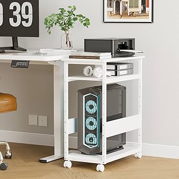 Amazon | VICTONE パソコンワゴン パソコンラック 幅30×奥行60